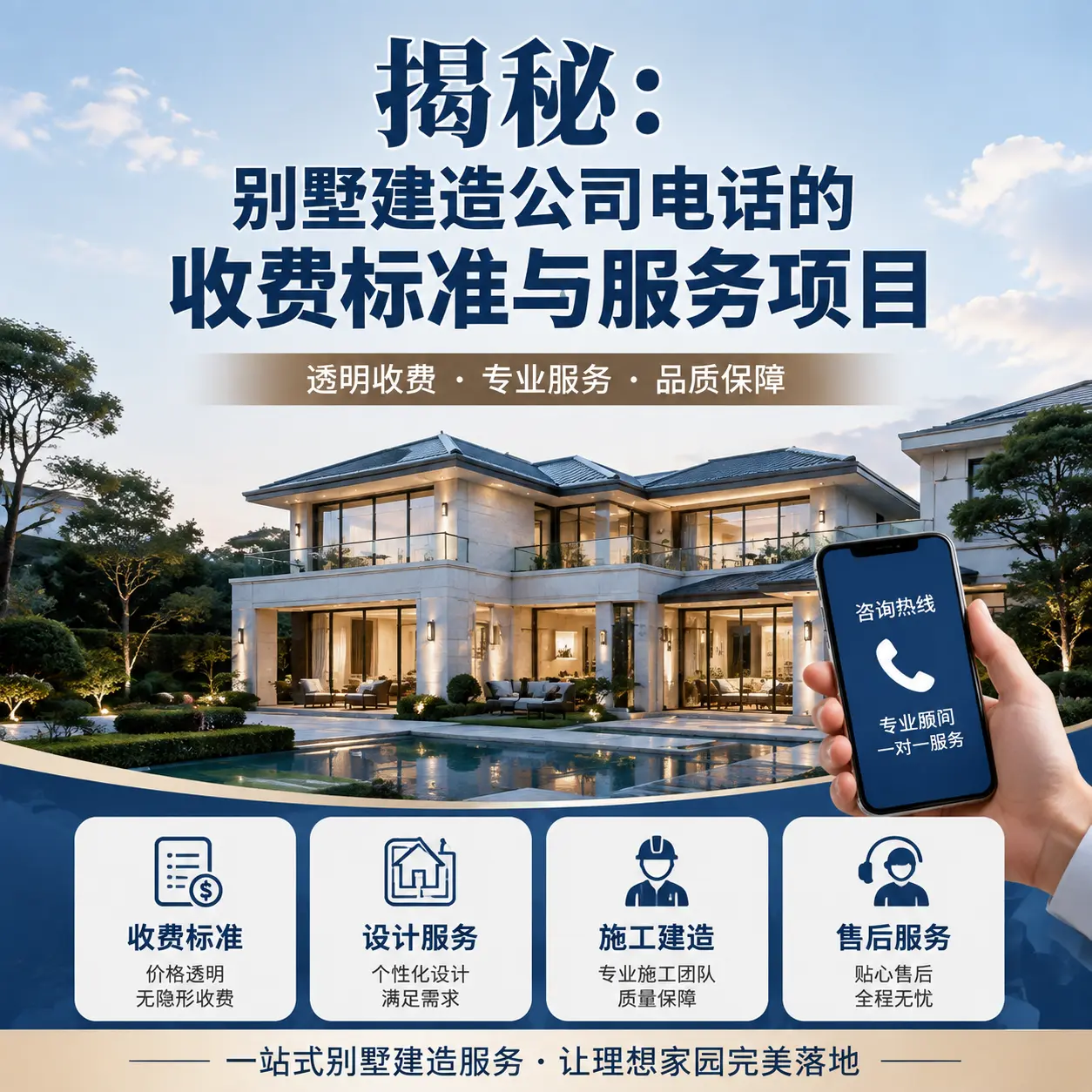 揭秘:平坝别墅建造公司电话的收费标准与服务项目