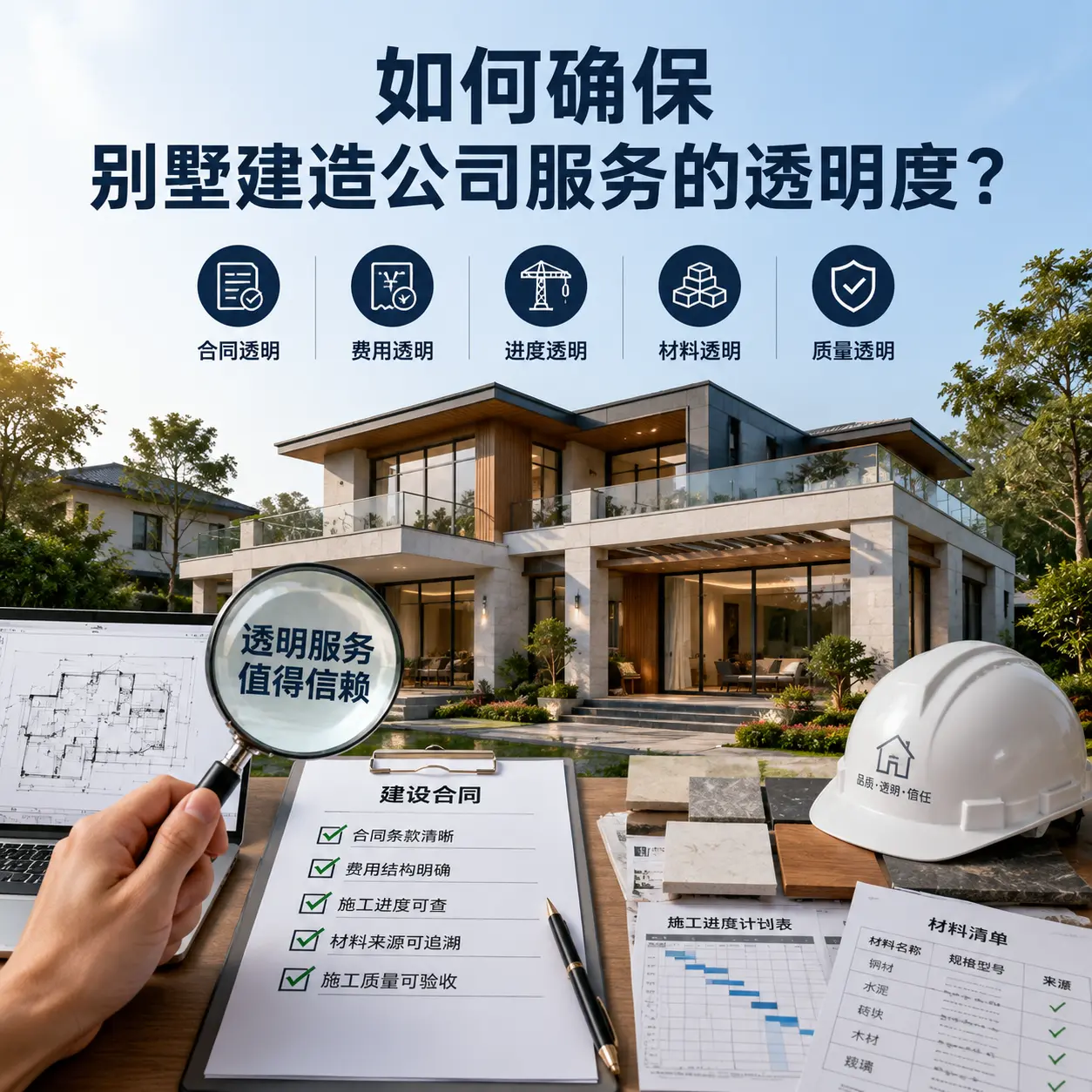 在 平坝 如何确保别墅建造公司服务的透明度?