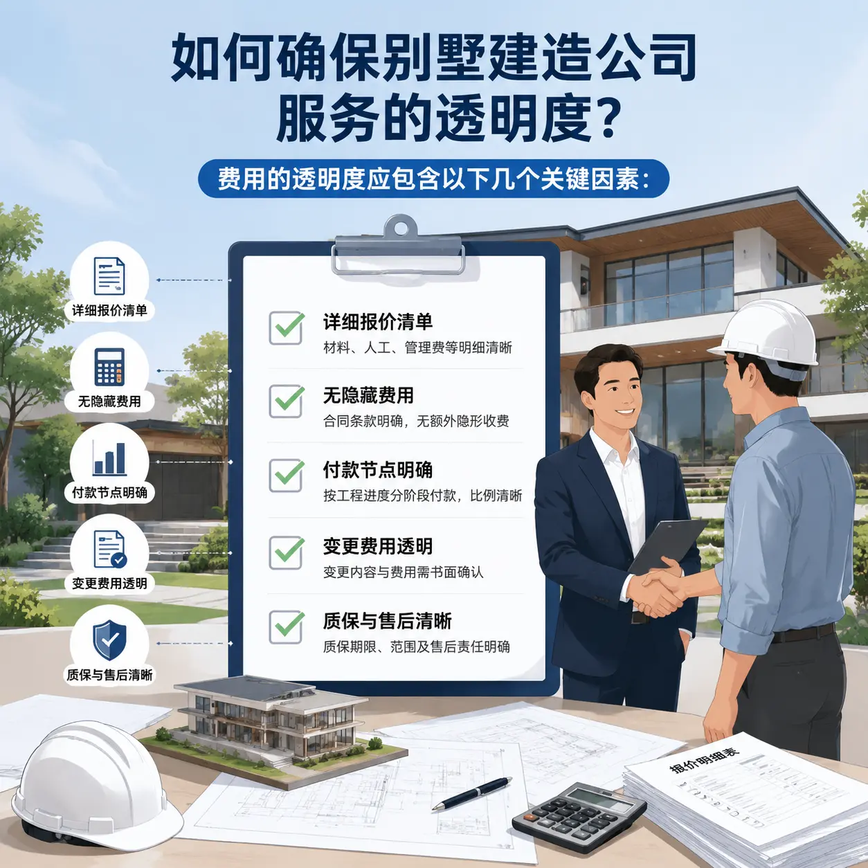 在 平坝 如何确保别墅建造公司服务的透明度?